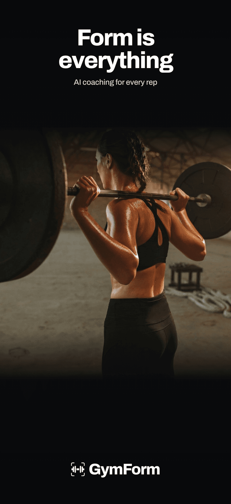 GymForm — Form is everything. AI coaching for every rep.